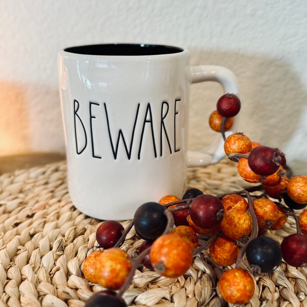Rae Dunn Halloween Mug Beware
